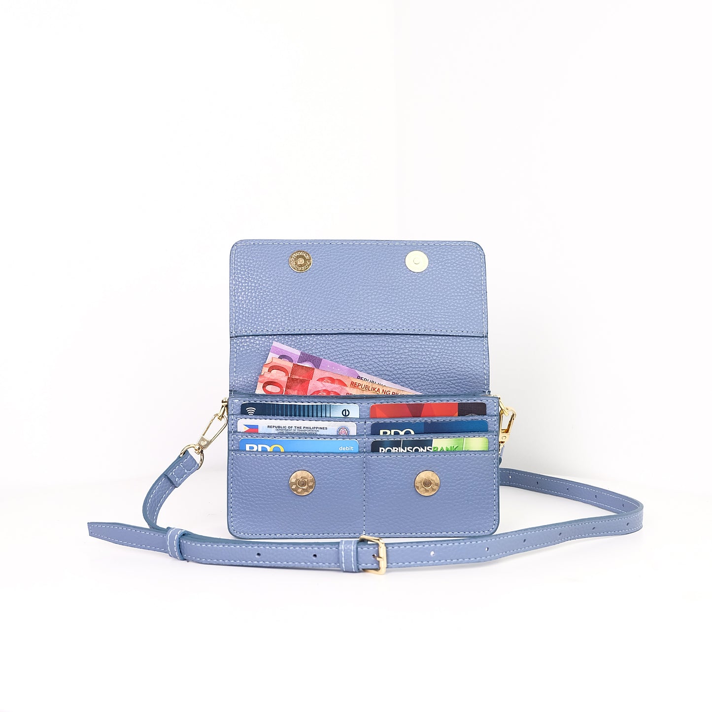 Maricar Multi-use Bag in Powder Blue - PU Leather