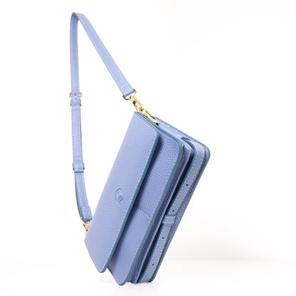 Maricar Multi-use Bag in Powder Blue - PU Leather