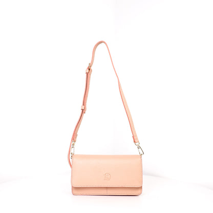 Maricar Multi-use Bag in Baby Pink - PU Leather