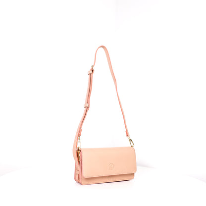 Maricar Multi-use Bag in Baby Pink - PU Leather