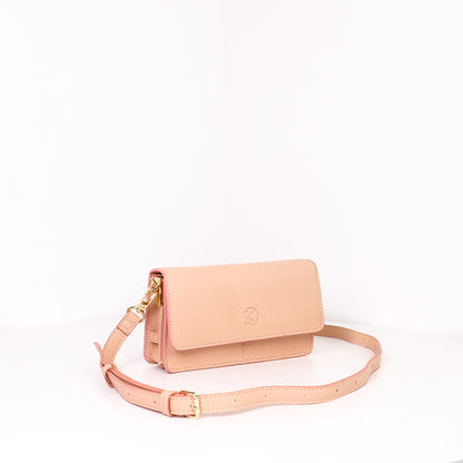 Maricar Multi-use Bag in Baby Pink - PU Leather