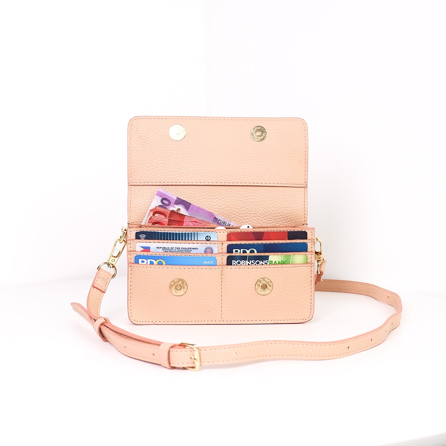 Maricar Multi-use Bag in Baby Pink - PU Leather