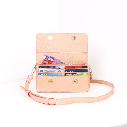 Maricar Multi-use Bag in Baby Pink - PU Leather