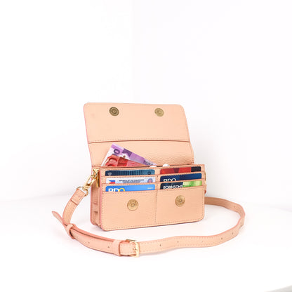 Maricar Multi-use Bag in Baby Pink - PU Leather