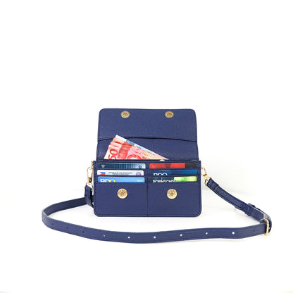 Maricar Multi-use Bag in Dark Blue - PU Leather