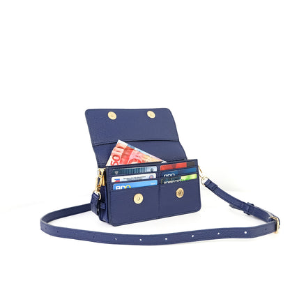 Maricar Multi-use Bag in Dark Blue - PU Leather
