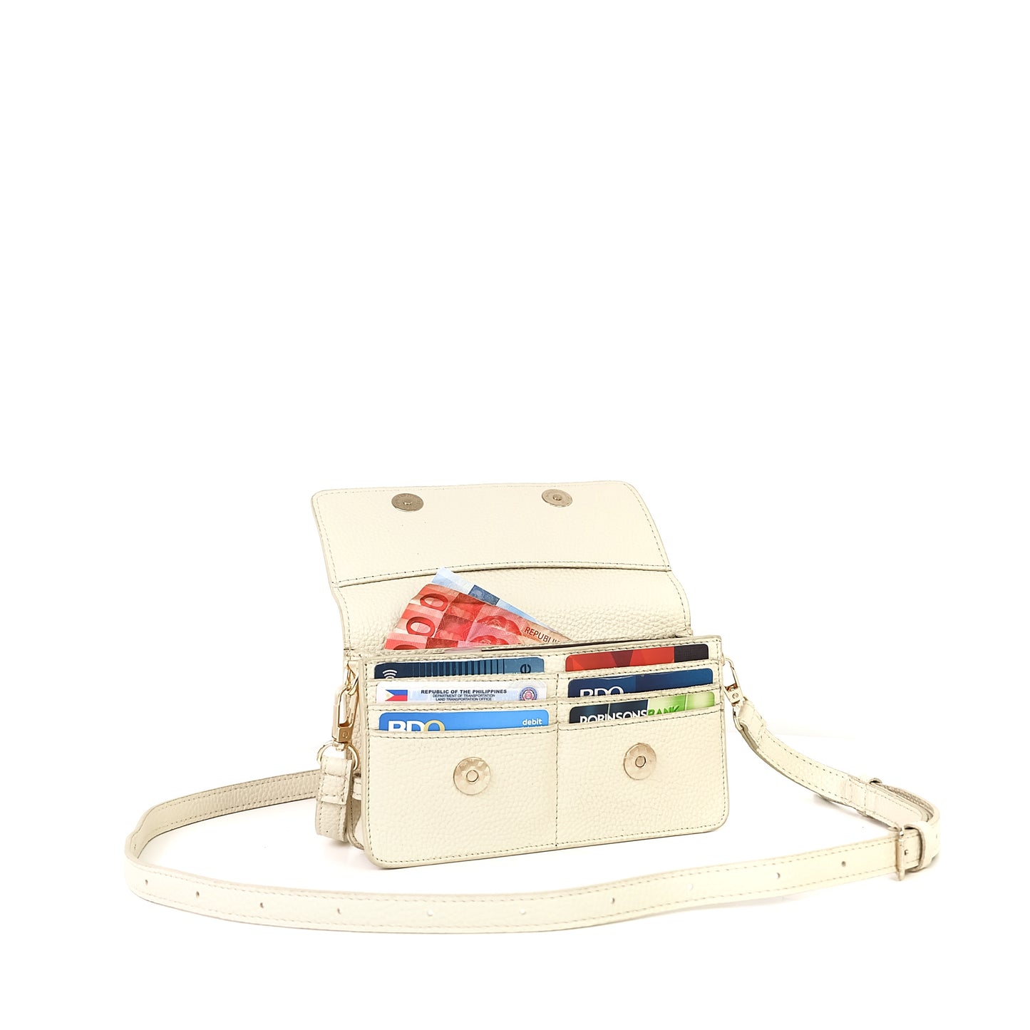 Maricar Multi-use Bag in Eggshell - PU Leather