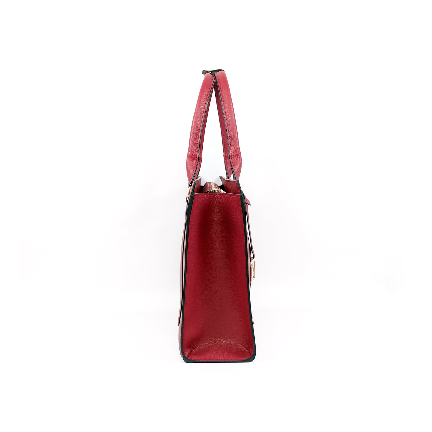 AMIRA 2.0 Laptop Tote Bag in Grained Berry (Gold Hardware) - PU Leather
