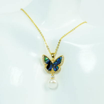Chic Iridescent Butterfly Pearl Set - Fresh Water Palawan Pearls
