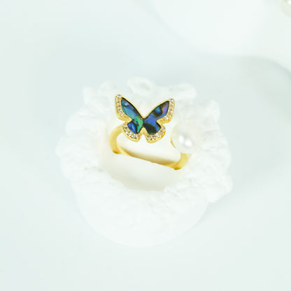 Chic Iridescent Butterfly Pearl Set - Fresh Water Palawan Pearls