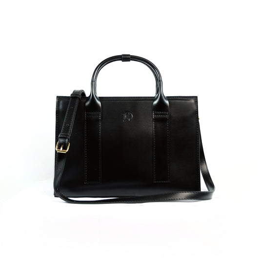 SIERRA Bag in Jet Black - PU Leather