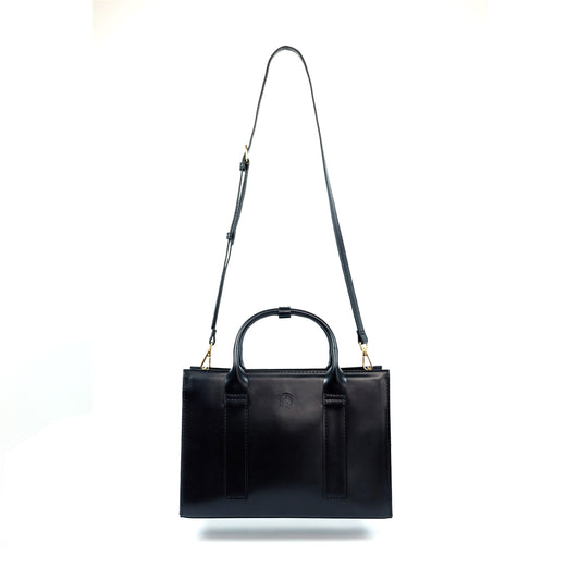 SIERRA Bag in Jet Black - PU Leather