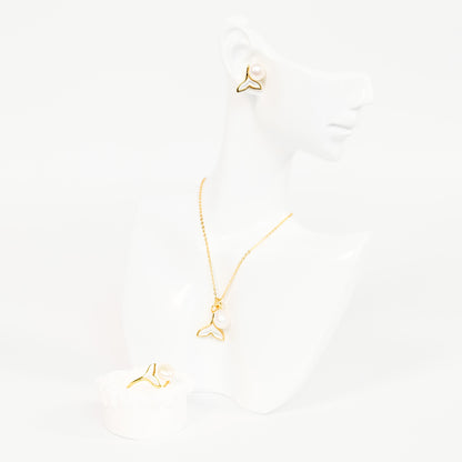 Minimalist Mermaid Tail Set - Fresh Water Palawan Pearls
