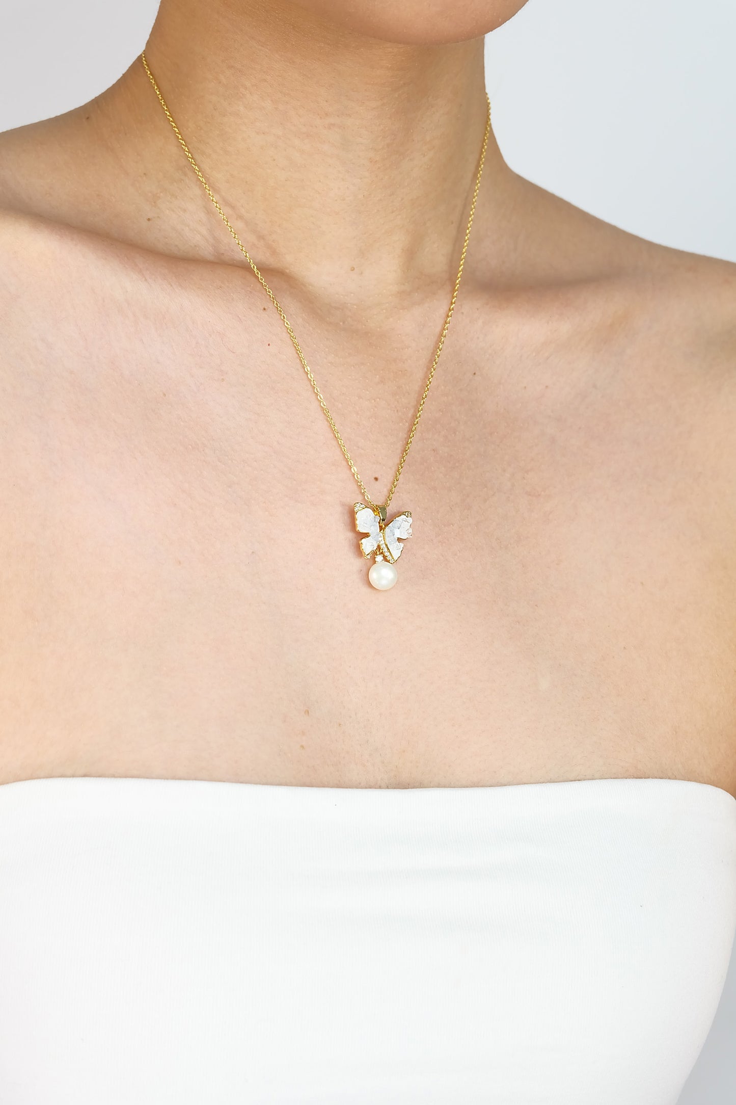 Blue Butterfly Set - Fresh Water Palawan Pearls