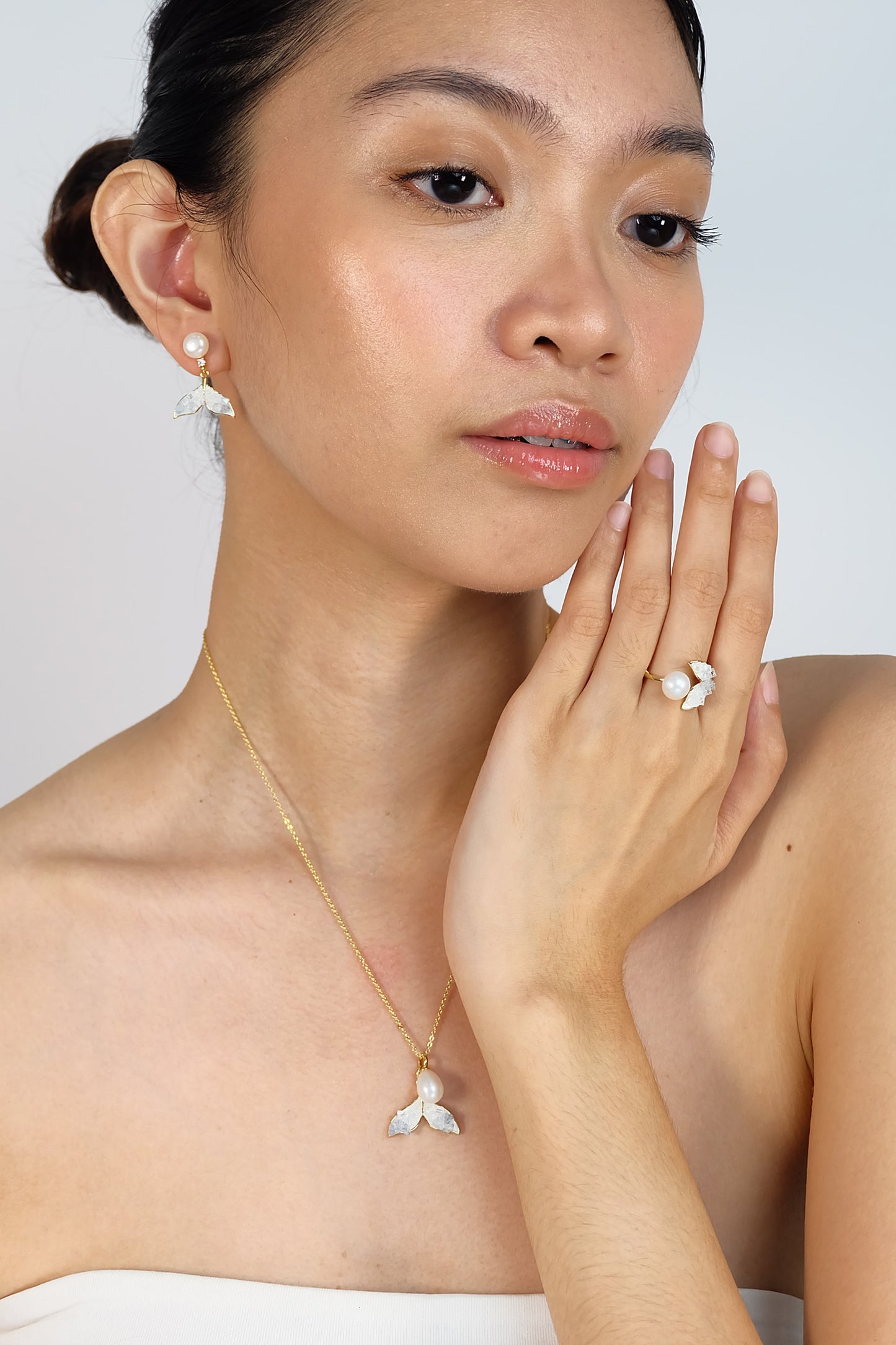 Ocean Mermaid Tail Set - Fresh Water Palawan Pearls