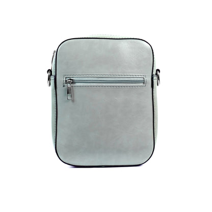 (CLEARANCE) TIKAS Bag in Oil Gray - PU Leather