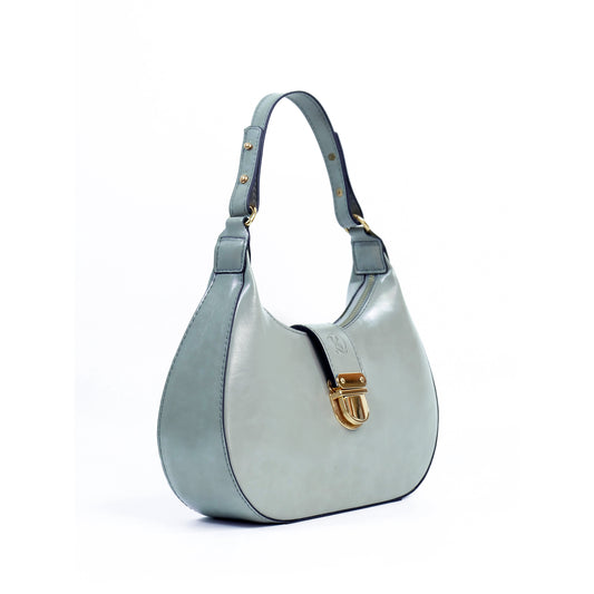 (CLEARANCE) LUNA Bag in Oil Gray - PU Leather