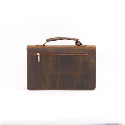 MAHARLIKA Bag in Rustic Dark Brown -  Genuine Leather