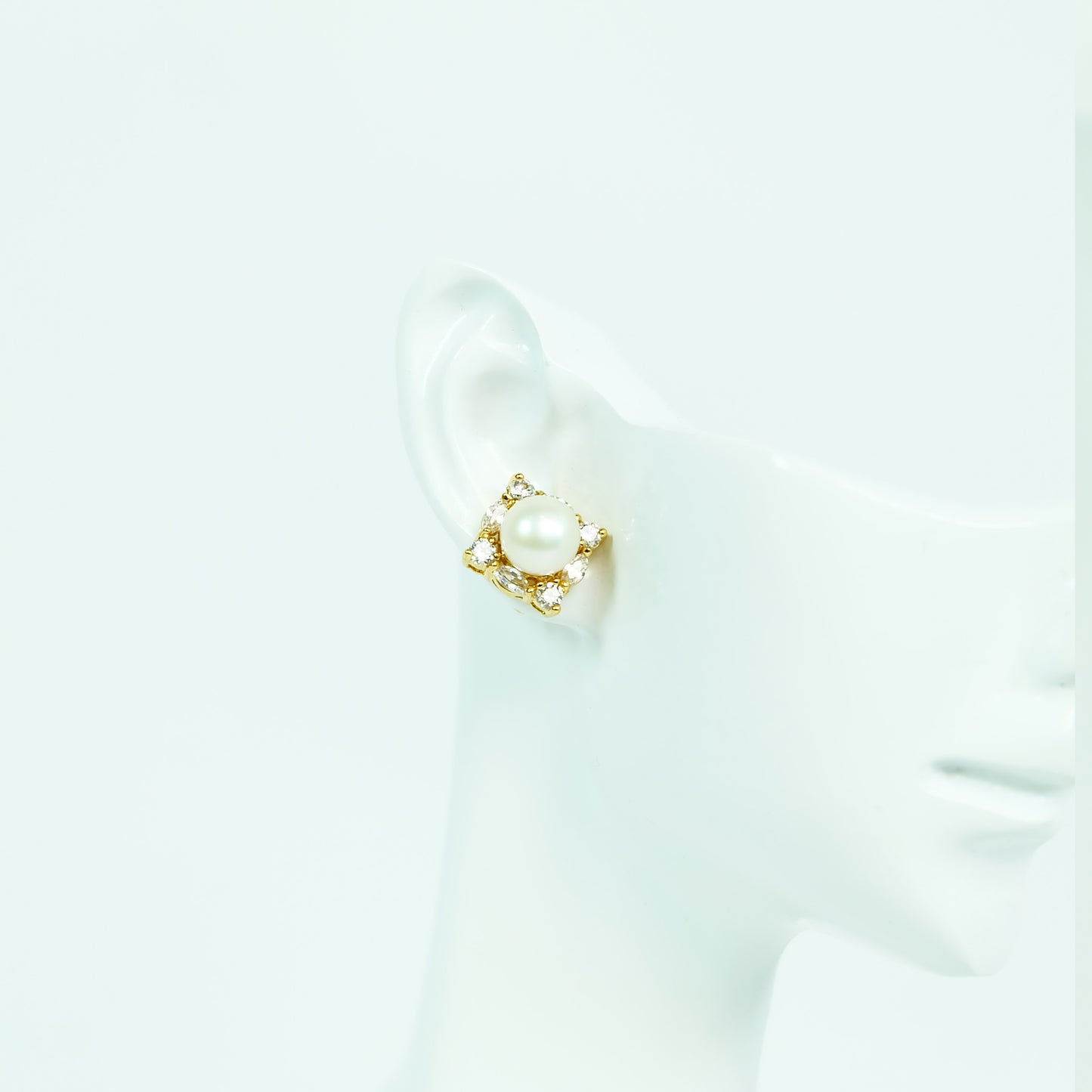 Elegant Diamond Pearl Set - Fresh Water Palawan Pearls