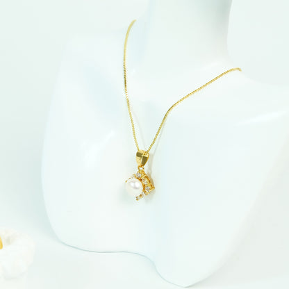 Elegant Diamond Pearl Set - Fresh Water Palawan Pearls