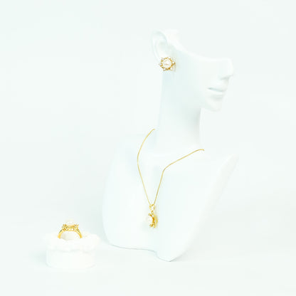 Beautiful Floral Pearl Set - Fresh Water Palawan Pearls