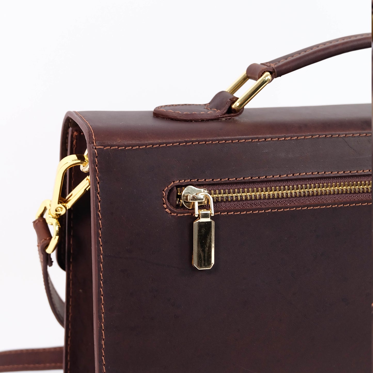 MAHARLIKA Backpack in Vintage Dark Brown -  Genuine Leather