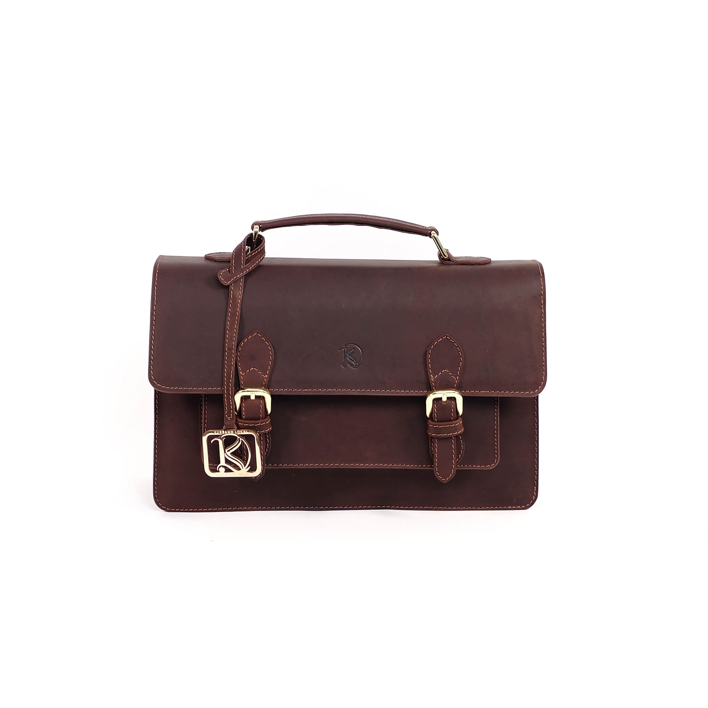 MAHARLIKA Backpack in Vintage Dark Brown -  Genuine Leather
